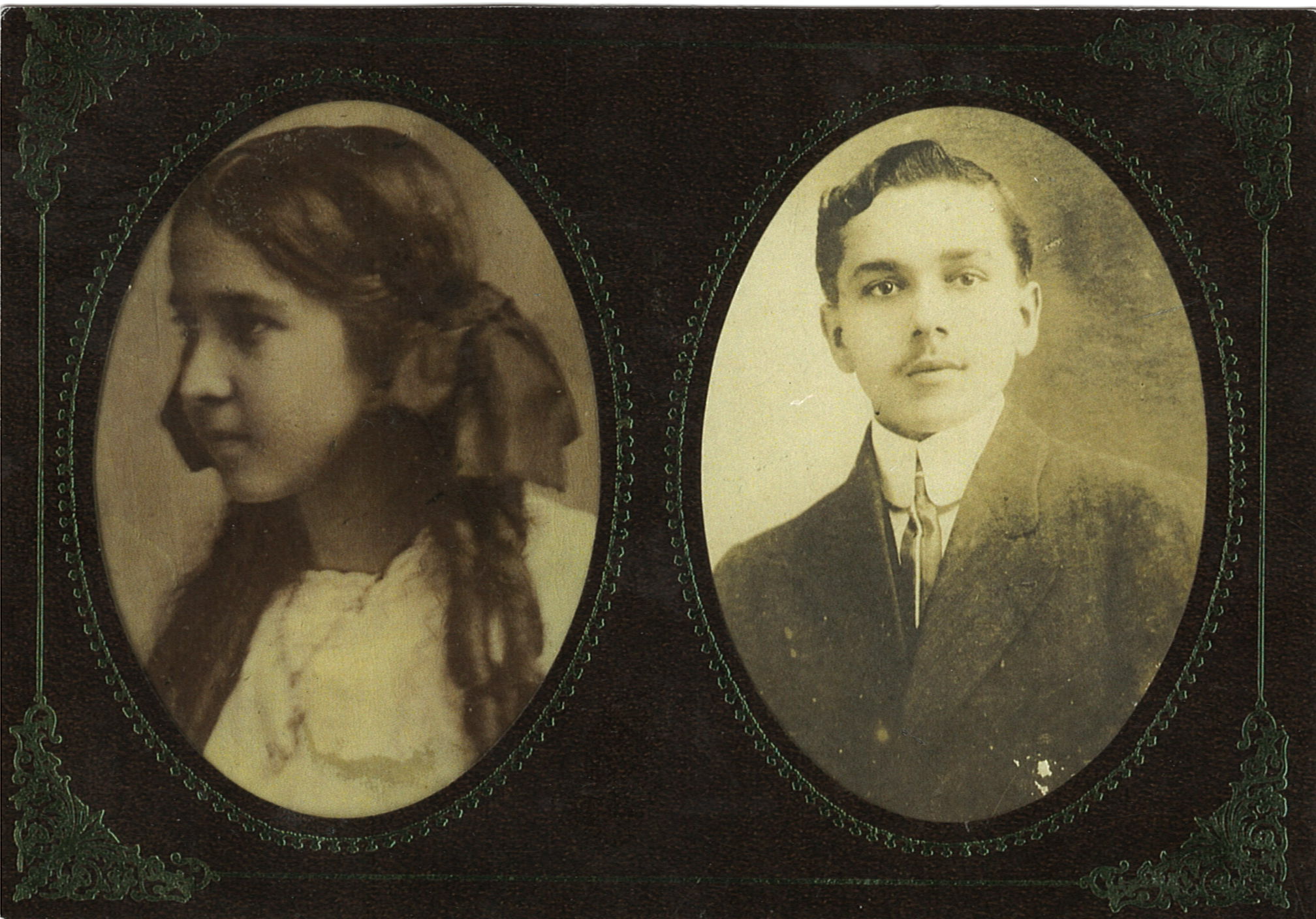 Photo de Ubaldina Sosa Ortega et de Prudencio Sanchez à l'époque de leur mariage