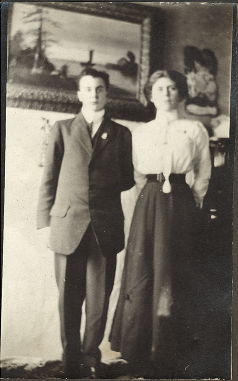 Marie Anne Gagné et son frère Edouard Gagné